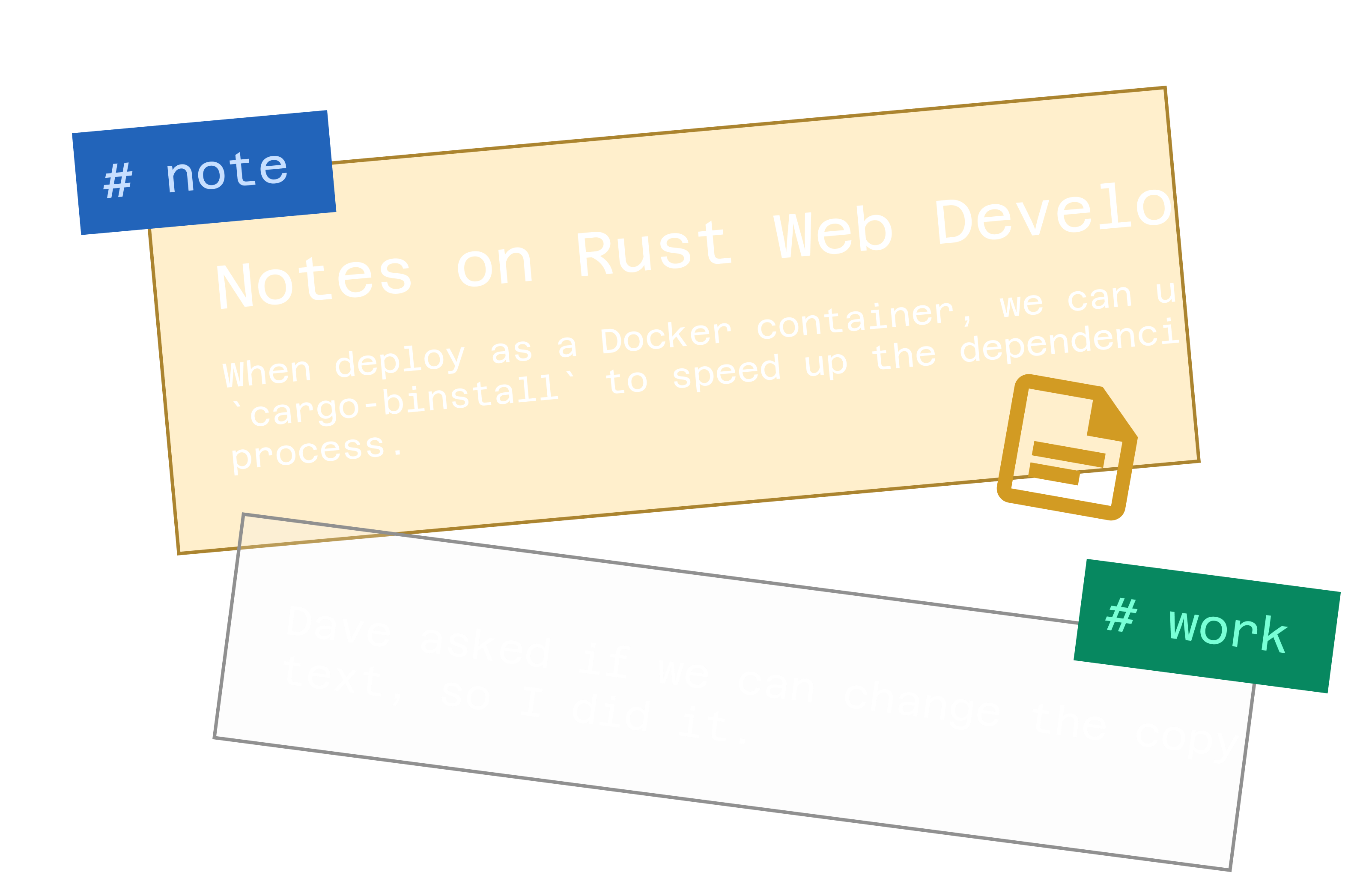 Markdown notes