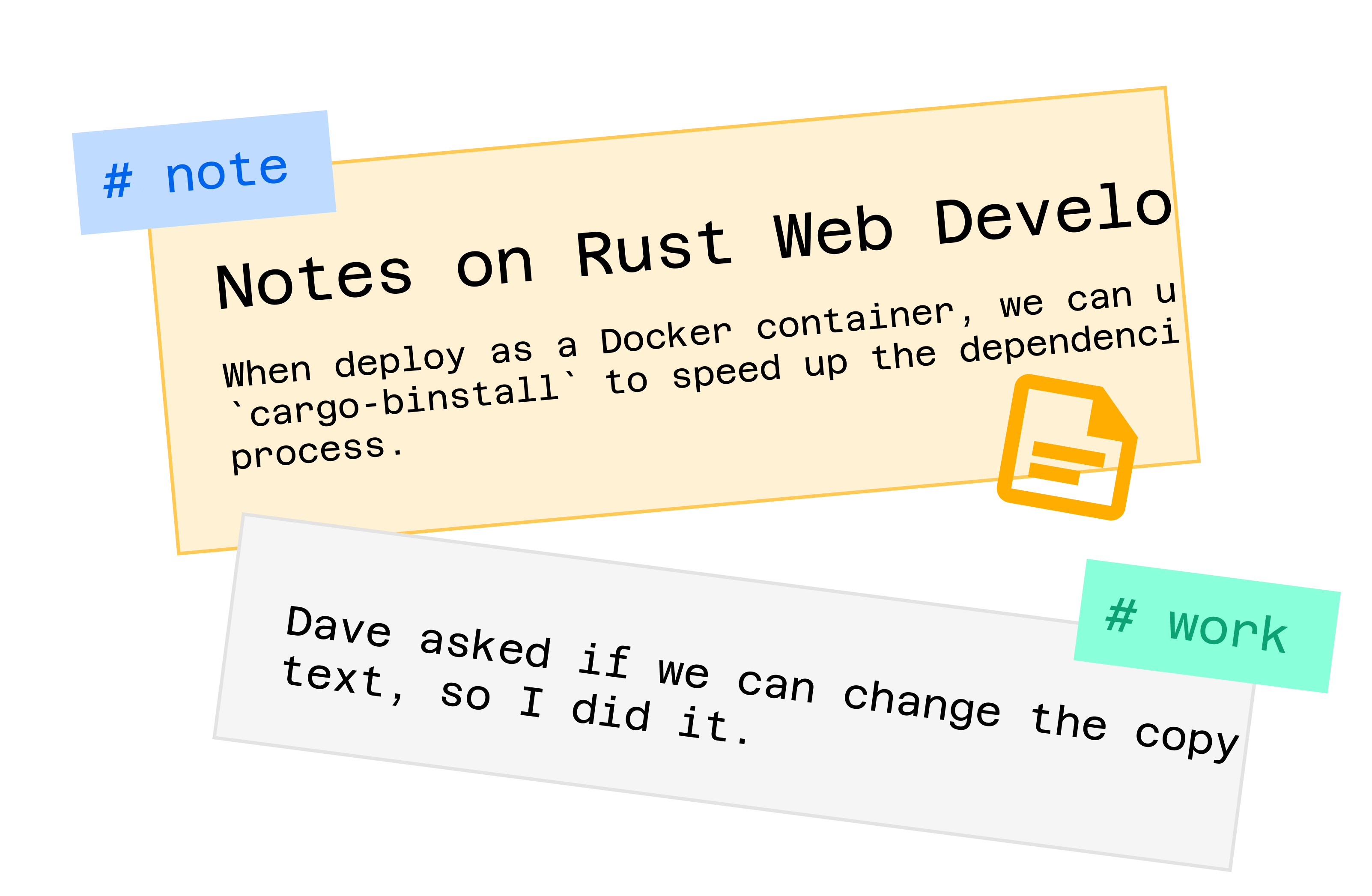 Markdown notes